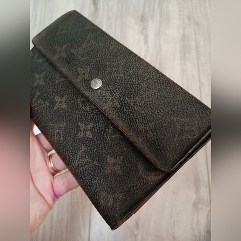Louis Vuitton Porte Monnaie Monogram Pochette Credit Long Wallet - Picture 3 of 14